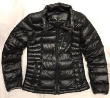 O’Neill Womens Down Jacket Coat Size Large Black Explore 700 Packable Puffer