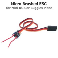 Micro Brushed Motor ESC 1A 5V Speed Controller for Mini RC Car Buggy Plane -UK