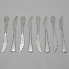BEAD Design SHEFFIELD ENGLAND Silver Service Cutlery Eight Side Plate Tea Knives