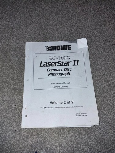 Rowe 100c laser star ll - rowe,