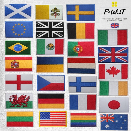 National country flag - country, patch