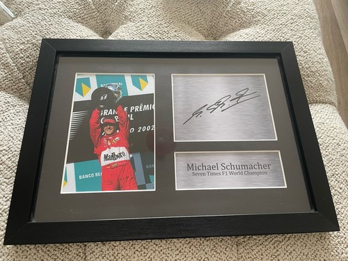 Michael schumacher signed - schumacher,