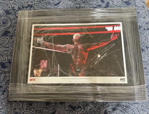 Ufc charles oliveria signed - ufc,