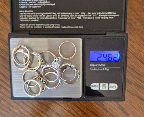 Vintage 9ct white gold - 9ct,