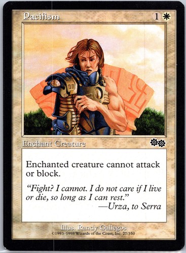 Pacifism common urza saga - pacifism,