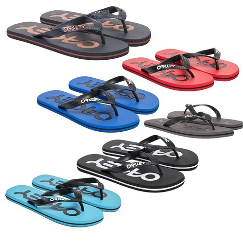Oakley college flip flops mens - oakley,
