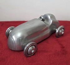 Deco Vintage Model Racing Car Cast Aluminum - MANCAVE Beautiful Deco RRP 74£
