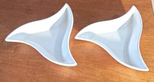 Pair white ceramic - pair, of