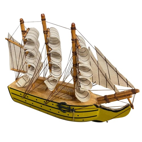 Wooden display model hms - wooden, of