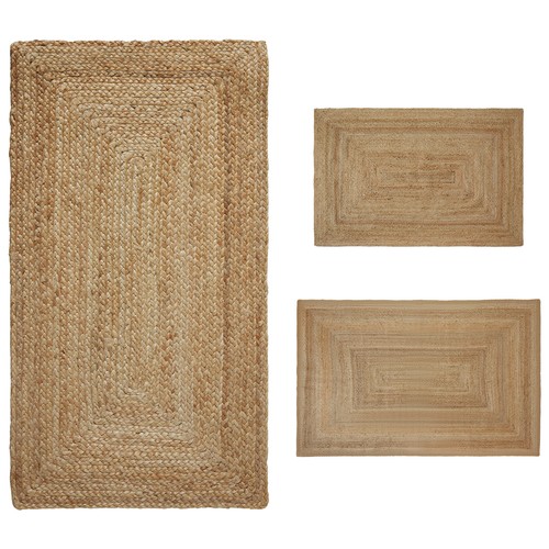 Jute rug natural - natural, boho
