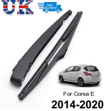 FOR VAUXHALL CORSA MK4 E HATCHBACK 10/2014-2020 REAR WIPER ARM & BLADE UK