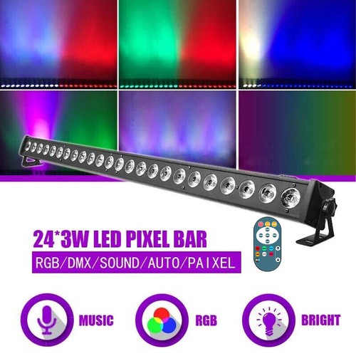 Rgb 24led dmx wall wash - rgb, bar