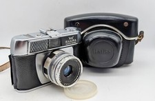 Vintage Halina Paulette Electric 35mm Film Camera 45mm f/2.8 Anastigmat Lens