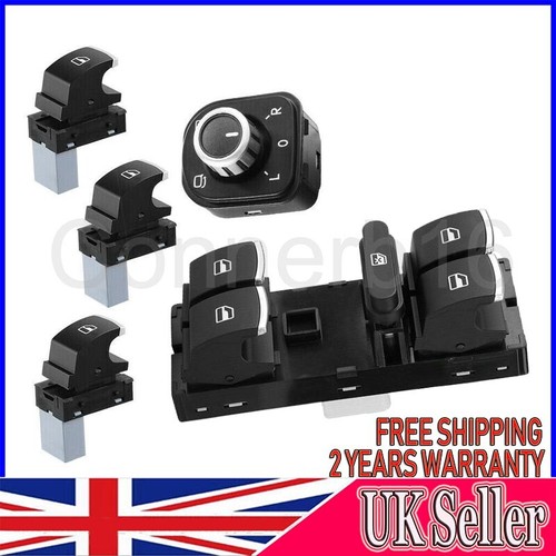 5pcs window switch chrome - 5pcs,