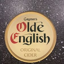 Vintage Gaymer’s Olde English Cider Flat 2D PUMP BADGE LENS  BEER PUB Sign