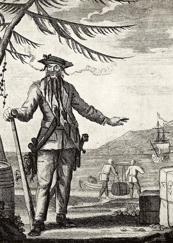 Blackbeard pirate treasure - blackbeard, &