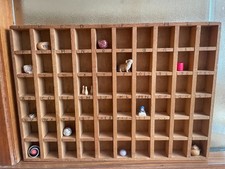 Vintage Letterpress Wood Printers Tray