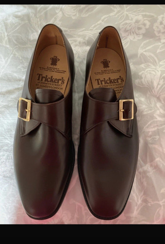 Tricker brown leather monk - tricker’s,