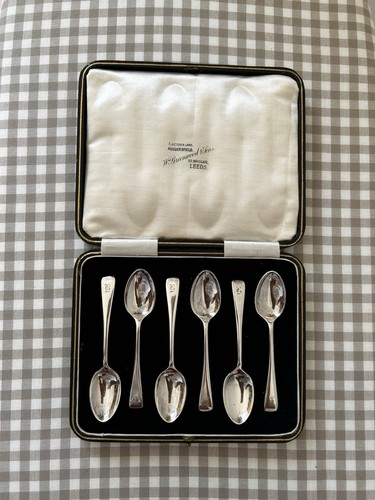 Cased set art deco - set, 6