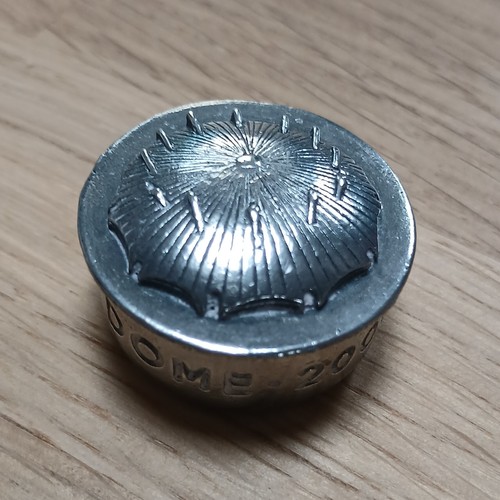 Millennium dome pewter pill - dome,