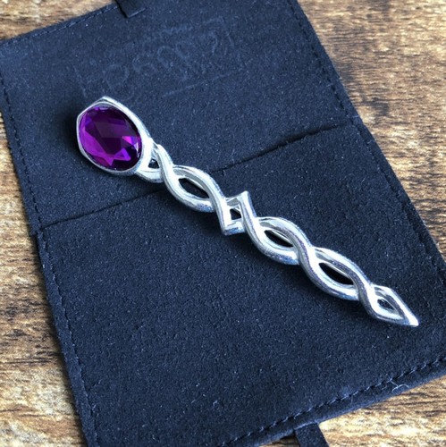 Amethyst kilt pin argyll - kilt,