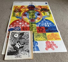 OZ MAGAZINE No.12 with Barney Bubbles poster.