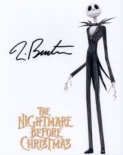 Tim burton autographed - autographed, photo