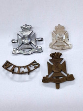 Job Lot Military Badges / Wiltshire Regiment Army Badges / x 4