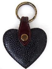 Mulberry Heart Keyring in