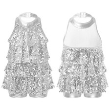UK Girls Shiny Sequins Ballet