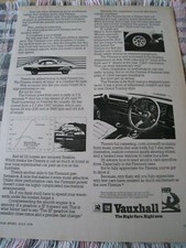 VAUXHALL THE RIGHT CARS. RIGHT