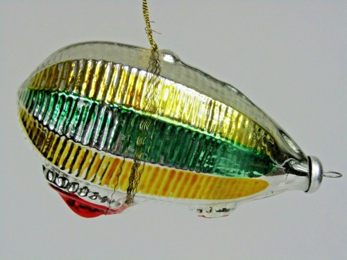 Vintage blown glass zeppelin - blown,