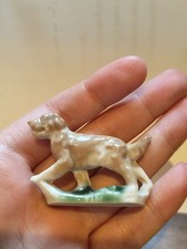 Vintage Wade Dogs 1st Whimsies; Golden Retriever from Set 3, 1950's