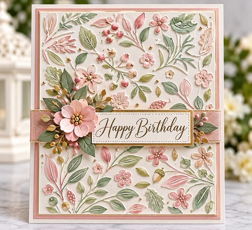 Spellbinders scattered foliage - spellbinders,