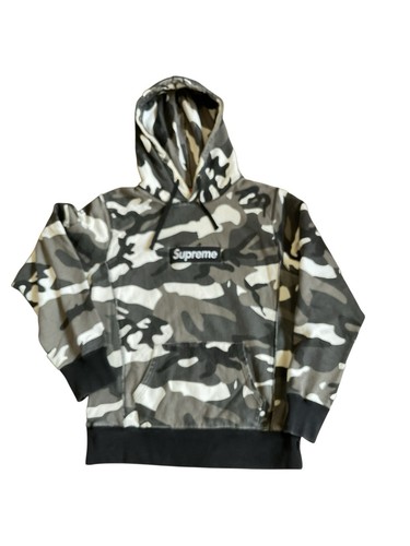 Large supreme snow - supreme, satin