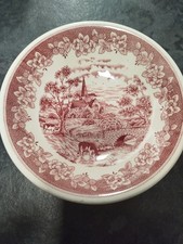 Biltons Countryside Pink Side Plate Staffordshire England Vintage Retro