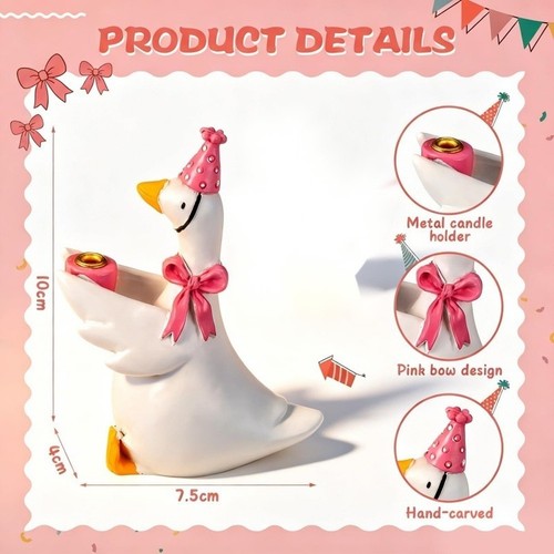 Charming duck resin - charming,
