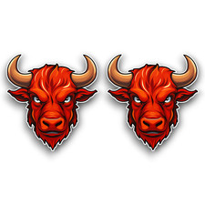 2x Small Angry Spanish Bull