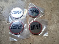 CLASSIC MINI JOHN COOPER S MPI SPORTSPACK ALLOY WHEEL CENTRE BADGES WORKS NEW SI
