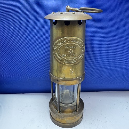 Mining lamp brass - e, and