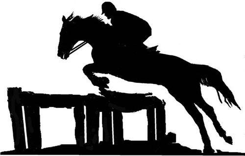 Large steel horse - horse, show