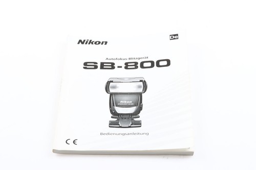 Nikon 800 manual - nikon, sb-800