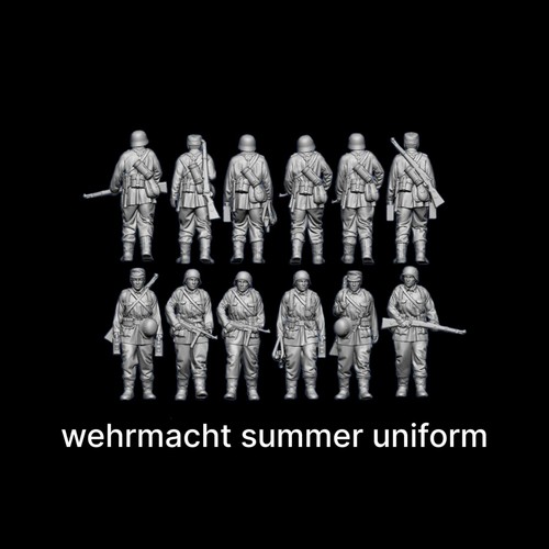 Wwii german soldiers for - 1:72,