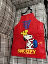 Vintage Snoopy PVC Apron Sari