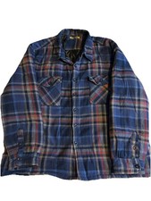 Men’s Xxl Blue Tartan Lumberjack Jacket, Very Warm, Used, Good Condition