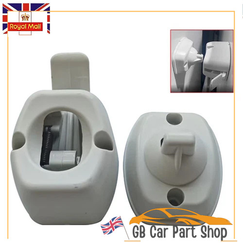 Door retainer catch white - catch,