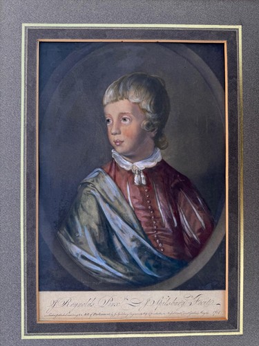 Rare joshua reynold portrait - rare,