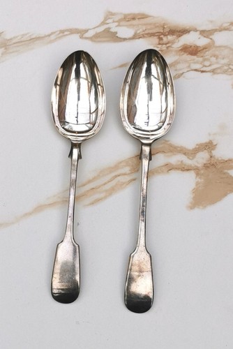 Antique british table spoons - antique,