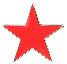Red Star Pin Badge