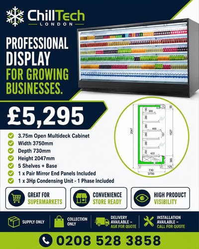 Open display chiller - open,